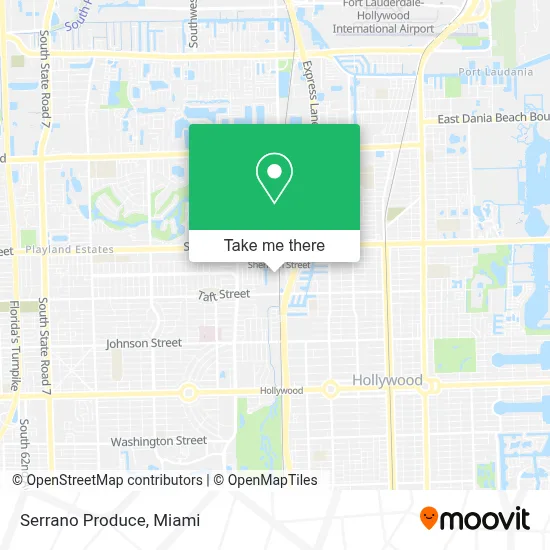 Serrano Produce map