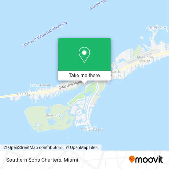 Southern Sons Charters map
