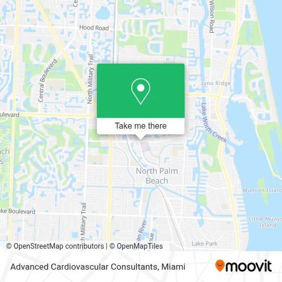 Advanced Cardiovascular Consultants map
