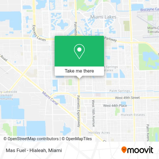Mas Fuel - Hialeah map
