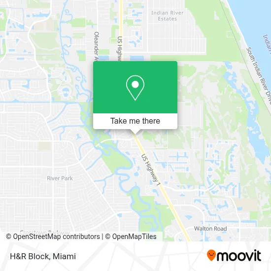H&R Block map
