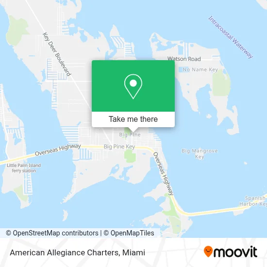 American Allegiance Charters map
