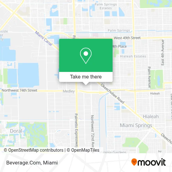 Beverage.Com map