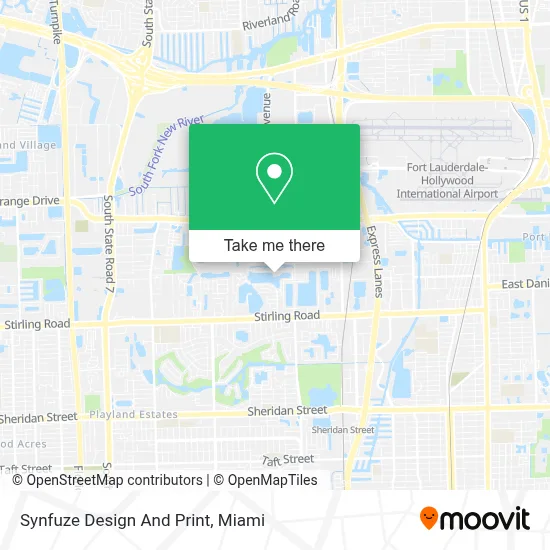 Synfuze Design And Print map