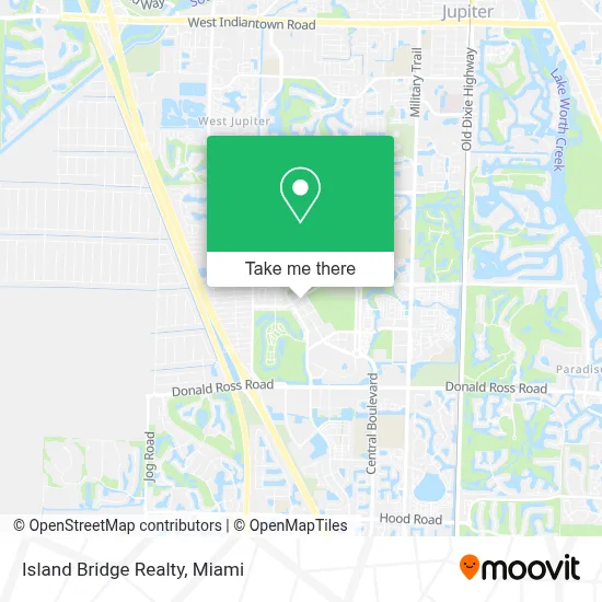 Island Bridge Realty map