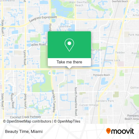 Beauty Time map
