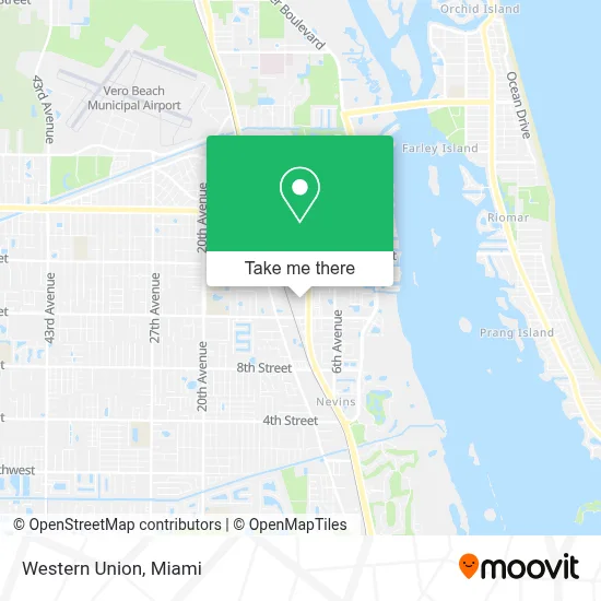 Western Union map