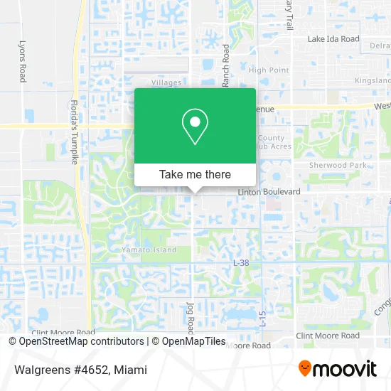 Walgreens #4652 map
