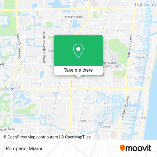 Pompano map