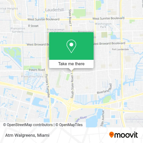 Atm Walgreens map
