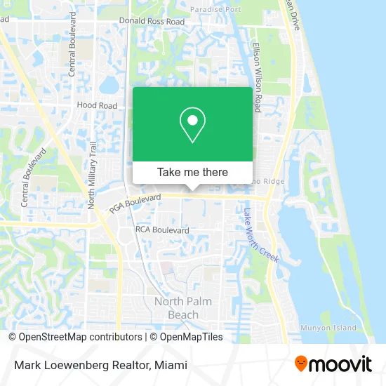 Mark Loewenberg Realtor map