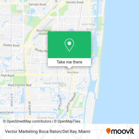 Vector Marketing Boca Raton / Del Ray map