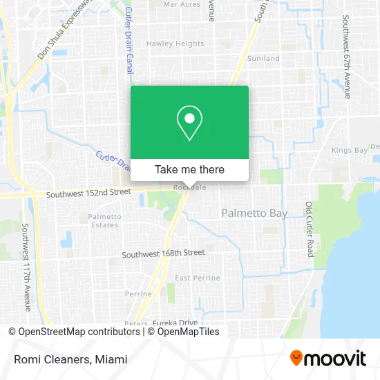 Romi Cleaners map