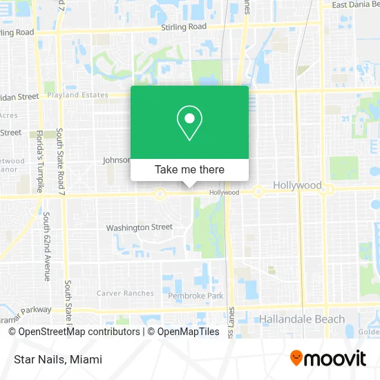 Star Nails map