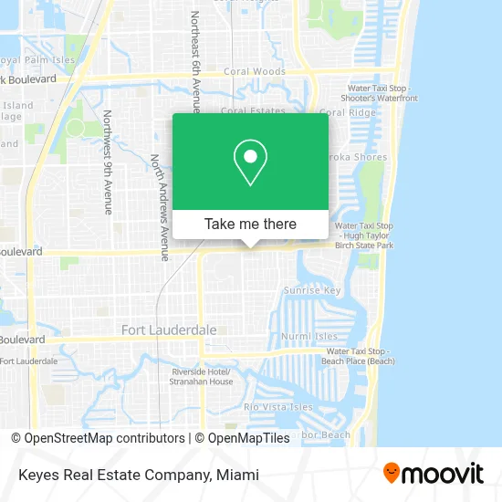 Keyes Real Estate Company map