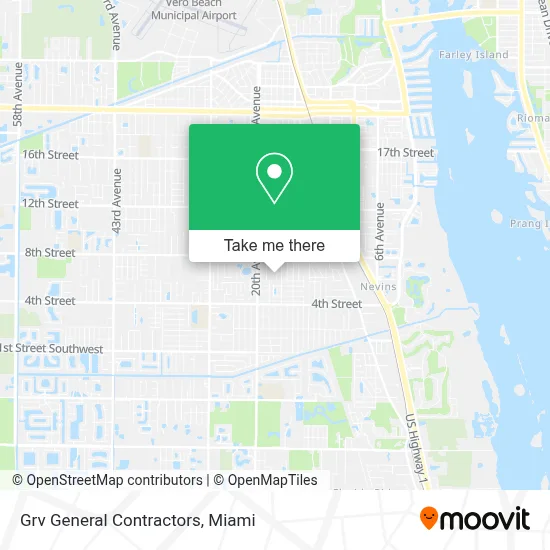Grv General Contractors map