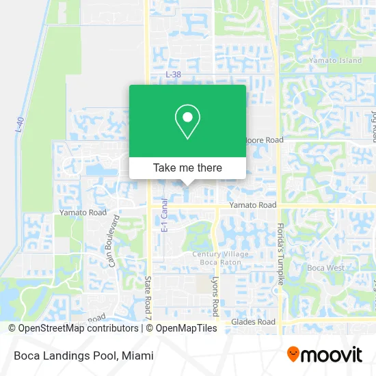 Boca Landings Pool map