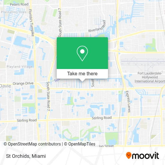 St Orchids map