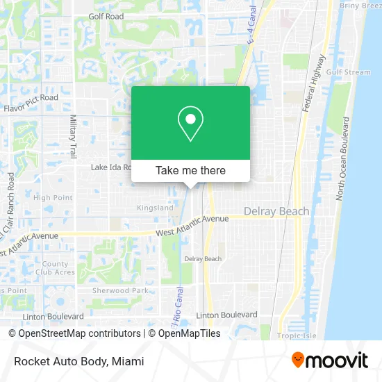 Rocket Auto Body map