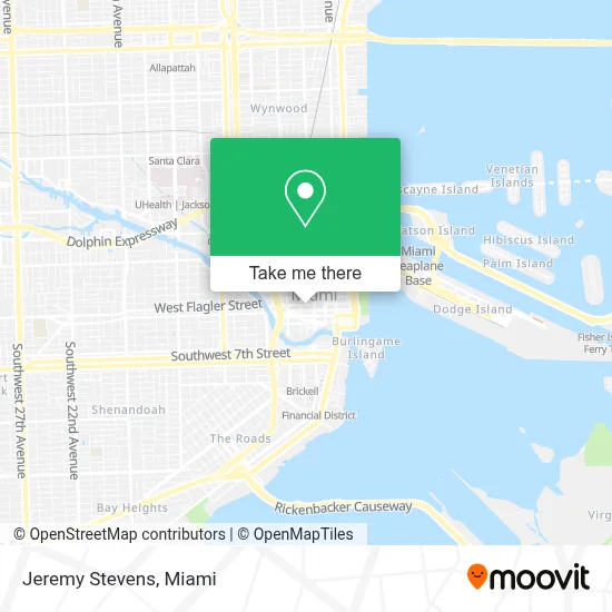 Jeremy Stevens map