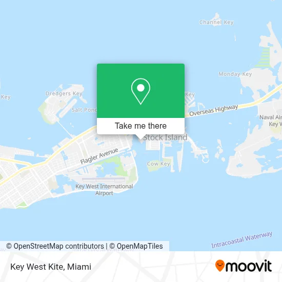 Key West Kite map