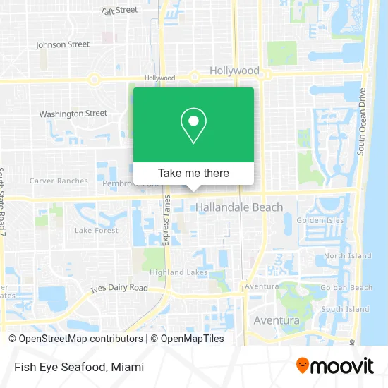 Fish Eye Seafood map