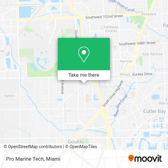Pro Marine Tech map