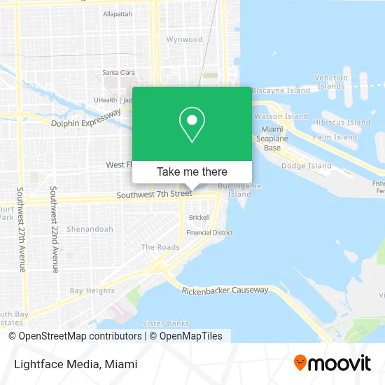 Lightface Media map