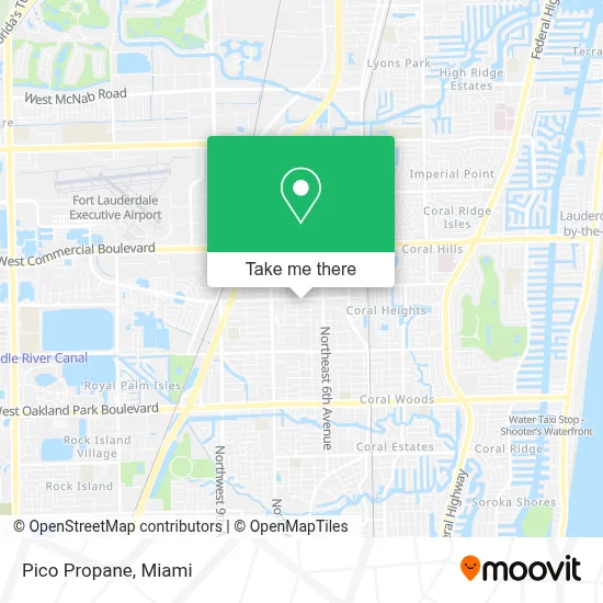 Pico Propane map