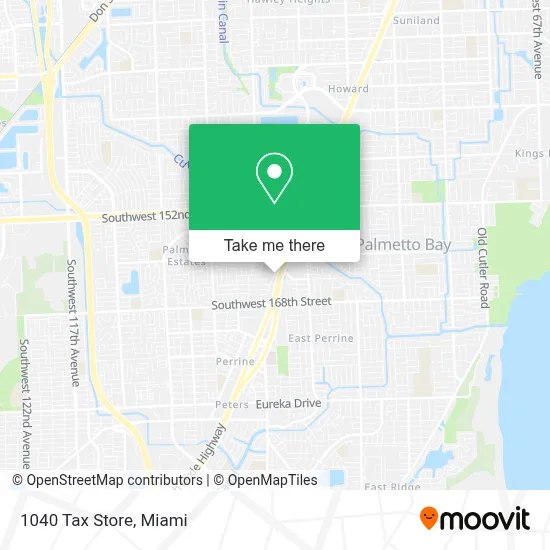 1040 Tax Store map