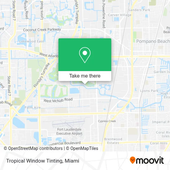 Tropical Window Tinting map