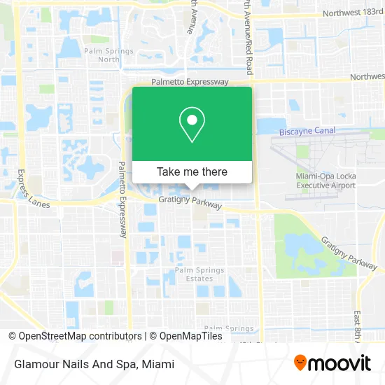 Glamour Nails And Spa map