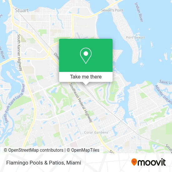 Flamingo Pools & Patios map