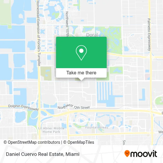 Daniel Cuervo Real Estate map