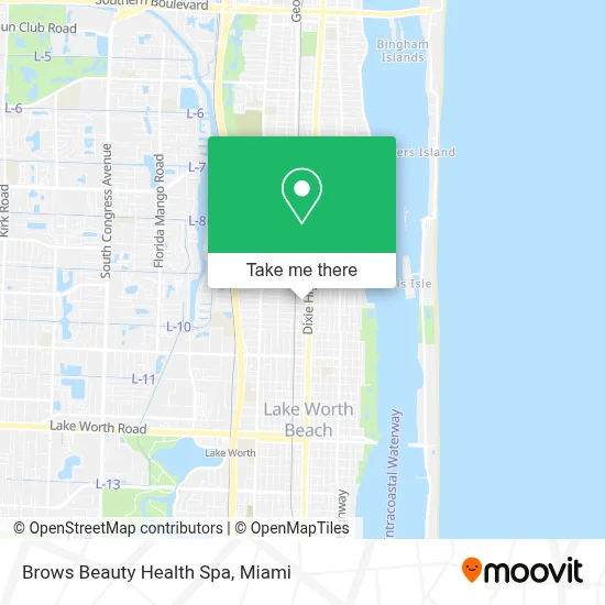 Brows Beauty Health Spa map