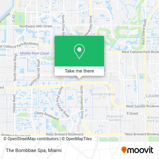 The Bombbae Spa map