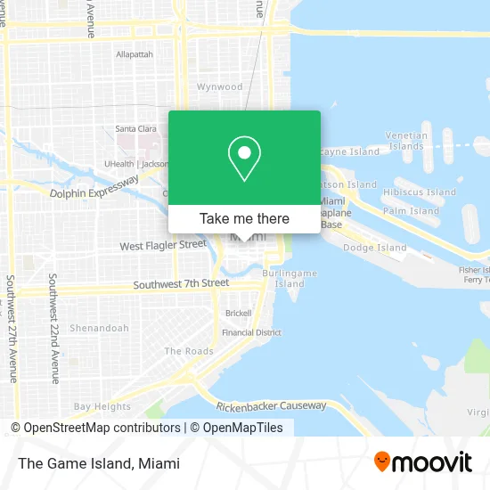 The Game Island map