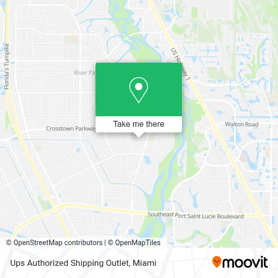 Ups Authorized Shipping Outlet map