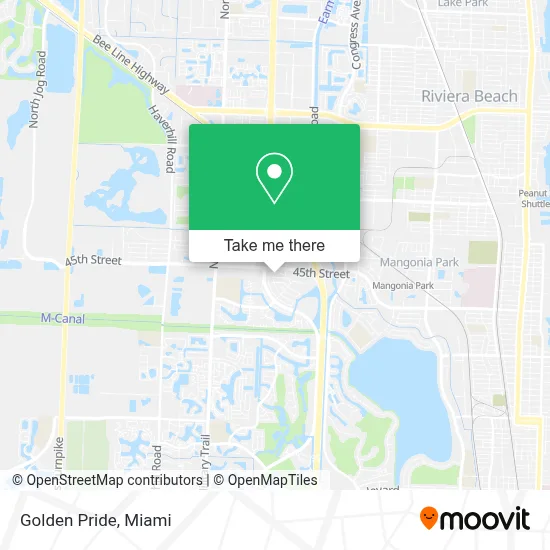 Golden Pride map