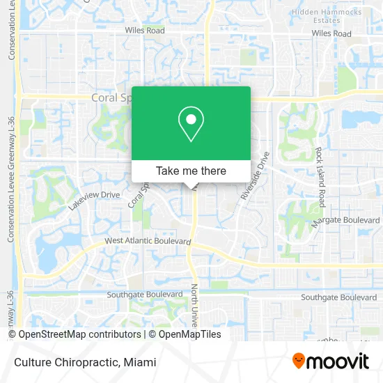 Culture Chiropractic map