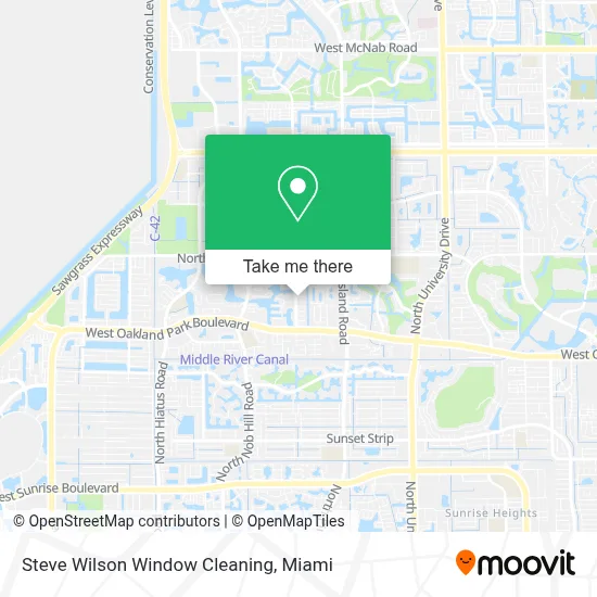 Steve Wilson Window Cleaning map