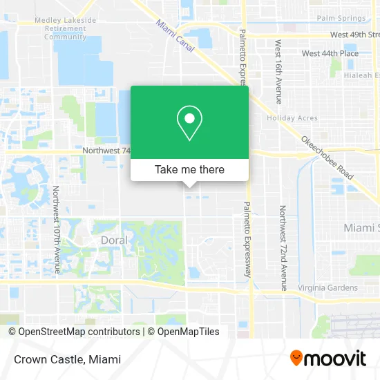 Crown Castle map