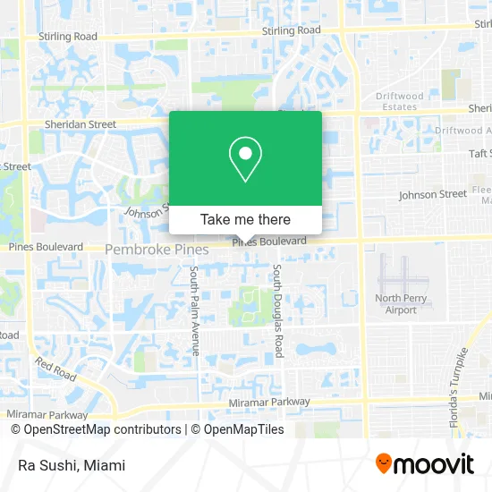 Ra Sushi map