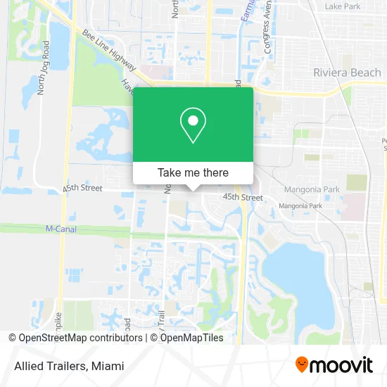 Allied Trailers map