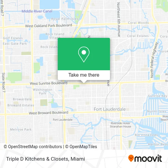 Triple D Kitchens & Closets map
