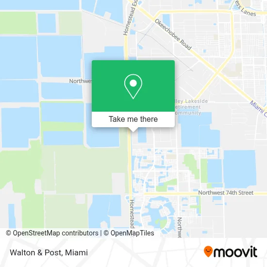 Walton & Post map