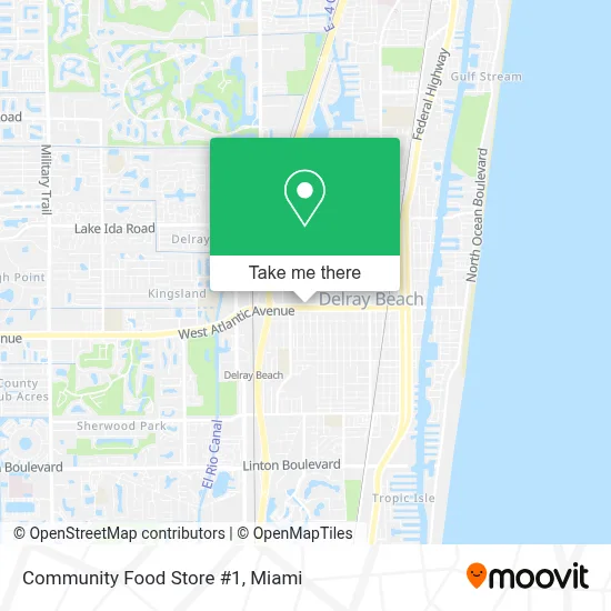 Community Food Store #1 map