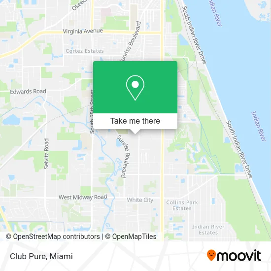 Club Pure map
