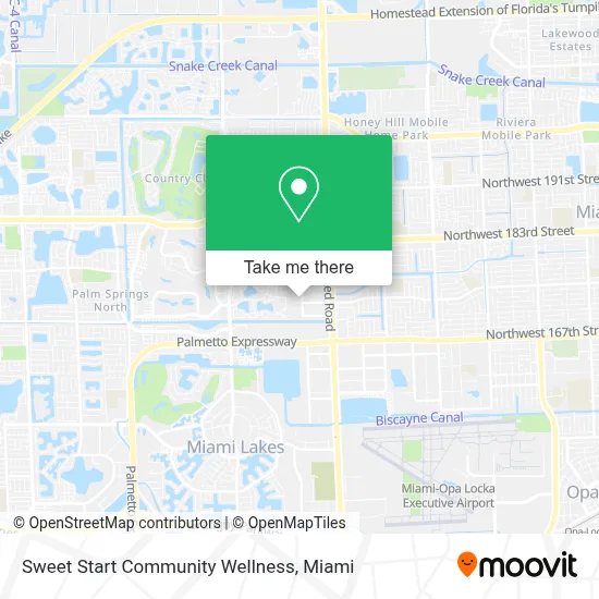 Sweet Start Community Wellness map