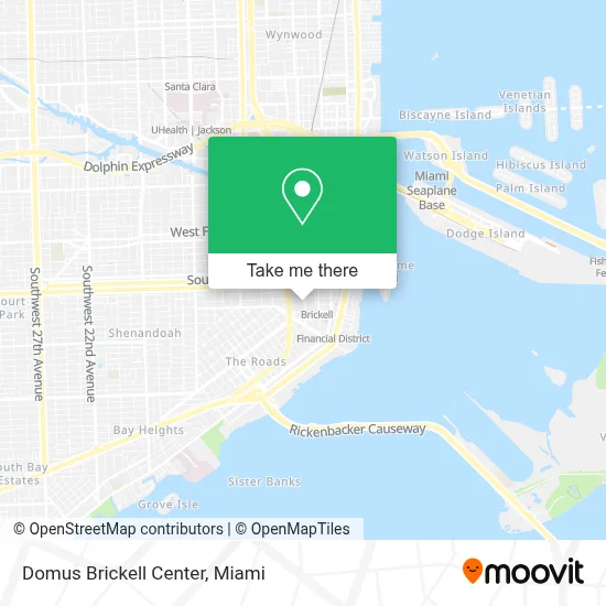 Domus Brickell Center map